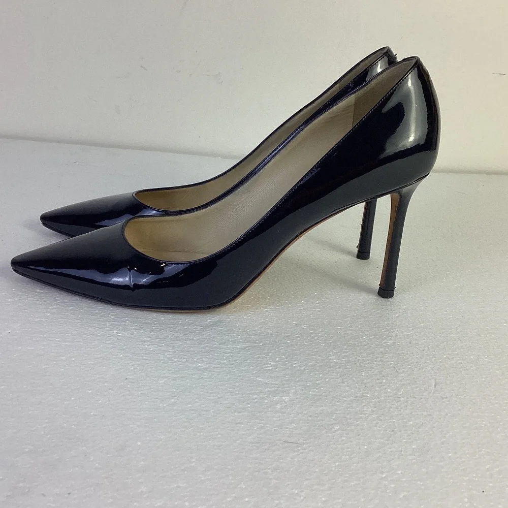 Jimmy Choo Romy Black Patent Pump - 39.5 - Picture 3 of 9